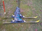 Komplet dla dziecka: narty HEAD 130cm+kijki105cm + buty 27cm - 9