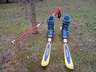 Komplet dla dziecka: narty HEAD 130cm+kijki105cm + buty 27cm - 7