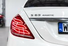 Mercedes S 63 AMG 4Matic Long 5.5 V8 585 KM. Designo Biel Diamentowa. 48 tys km! - 15