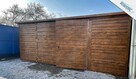 Garaż Blaszany z blachą drewnopodobną 5x4m - 2