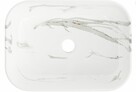 Umywalka ceramiczna nablatowa 45x32 cm Kamień 3 wzory - 4