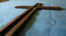 Krzyż drewniany ręcznie wykonany Hand made wiszący - 5