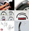 BMW AUDI FIAT FORD MERCEDES OPEL VW listwa nakładki nadkola - 8