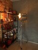 Lampa loft duża podłogowa filmowa teatralna PRL 1963 r - 11