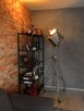 Lampa loft duża podłogowa filmowa teatralna PRL 1963 r - 9