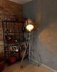 Lampa loft duża podłogowa filmowa teatralna PRL 1963 r - 10