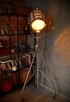 Lampa loft duża podłogowa filmowa teatralna PRL 1963 r - 13