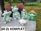 żaby ogrodowe komplet żab żabki z gipsu dekoracja - 3