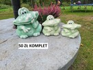 żaby ogrodowe komplet żab żabki z gipsu dekoracja - 15