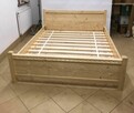 Łóżko drewniane w stylu góralskim - 4