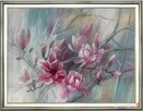 Magnolia, ręcznie malowany olejny, Lidia Olbrycht - 9