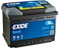 Akumulator 74Ah 680A Exide Excell / DARMOWY DOWÓZ - 1