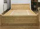 Łóżko drewniane w stylu góralskim - 2