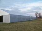 Hala namiotowa konstrukcja aluminiowa dwuspadowa 25x50x4m - 2
