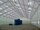 Hala namiotowa konstrukcja aluminiowa dwuspadowa 25x50x4m - 3