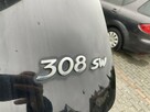 Peugeot 308 Benzyna, klimatronik, 9 airbag, światła dzienne, hak, 7 miejsc - 15