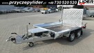TM-289 przyczepa 260x150cm, Builder 2615 do koparki sprzętu - 8