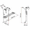 Bagażnik rowerowy FIAMMA CARRY-BIKE VW T5 T6 na dwa rowery - 5