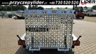 TM-289 przyczepa 260x150cm, Builder 2615 do koparki sprzętu - 4