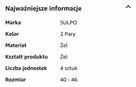 2 pary sylikonowych podpietek Rozmiar 40-46 - 7