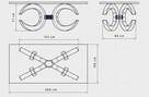 Noga stół 3D rama stolik biurka glamou biuro pająk meble - 2