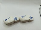 Bibelot drobiazg porcelanowy but chodak holenderski wiatraki - 4