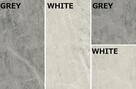 gres 60/120 little rocks white graphite satynowy-matowy para - 2