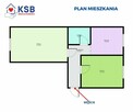 Mieszkanie 1 piętro centrum Ostrowca - 45m - 12