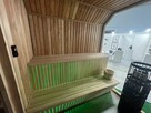 Sauna ogrodowa nowoczesna z przedsionkiem ATTEKA - 4