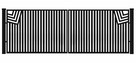 Brama typ CLASSIC - 4,00 x 1,25 m - 8