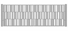 Brama typ MODERN - 4,00 x 1,25 m - 8