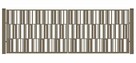 Brama typ MODERN - 4,00 x 1,25 m - 6