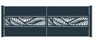 Brama typ WALL - 4,00 x 1,50 m - 3