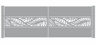 Brama typ WALL - 4,00 x 1,50 m - 4