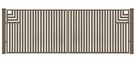 Brama typ CLASSIC A - 4,00 x 1,50 m - 5