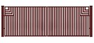 Brama typ CLASSIC A - 4,00 x 1,50 m - 8