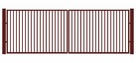 Brama typ P-20 - 4,00 x 1,25 m - 8