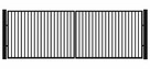 Brama typ P-20 - 4,00 x 1,25 m - 4