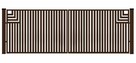 Brama typ CLASSIC A - 4,00 x 1,50 m - 3
