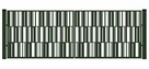 Brama typ MODERN - 4,00 x 1,25 m - 10