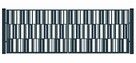 Brama typ MODERN - 4,00 x 1,25 m - 7