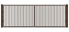 Brama typ P-20 - 4,00 x 1,25 m - 3