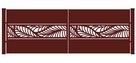 Brama typ WALL - 4,00 x 1,50 m - 5