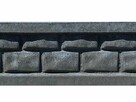Podmurówka betonowa - 250 cm / 25 cm - antracyt - 2