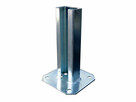 Stopa słupka 60x40 mm - antracyt , brązowy , czarny , szary - 4