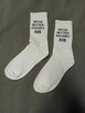 Skarpety białe soxy skiety 36-42 white socks sneakers sport - 4