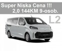 Toyota Proace Verso 2,0 144KM 9-os. Dostępny od ręki Super Niska Cena Czujniki 1839 zł - 1