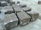 Kostka granitowa Bohus brązowy 8/11 surowo łupany - 2