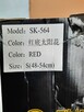 S kask dla dziewczynki Corsa S 48-54 cm czerwony z kwiatkami - 3