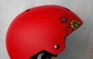 S kask dla dziewczynki Corsa S 48-54 cm czerwony z kwiatkami - 4